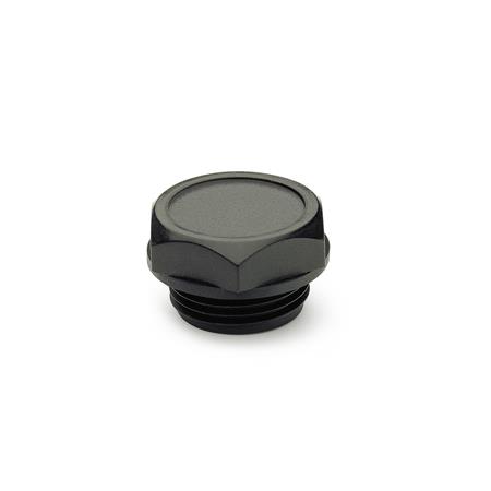 Otto Ganter Threaded Plug Plastic, GN 745.2